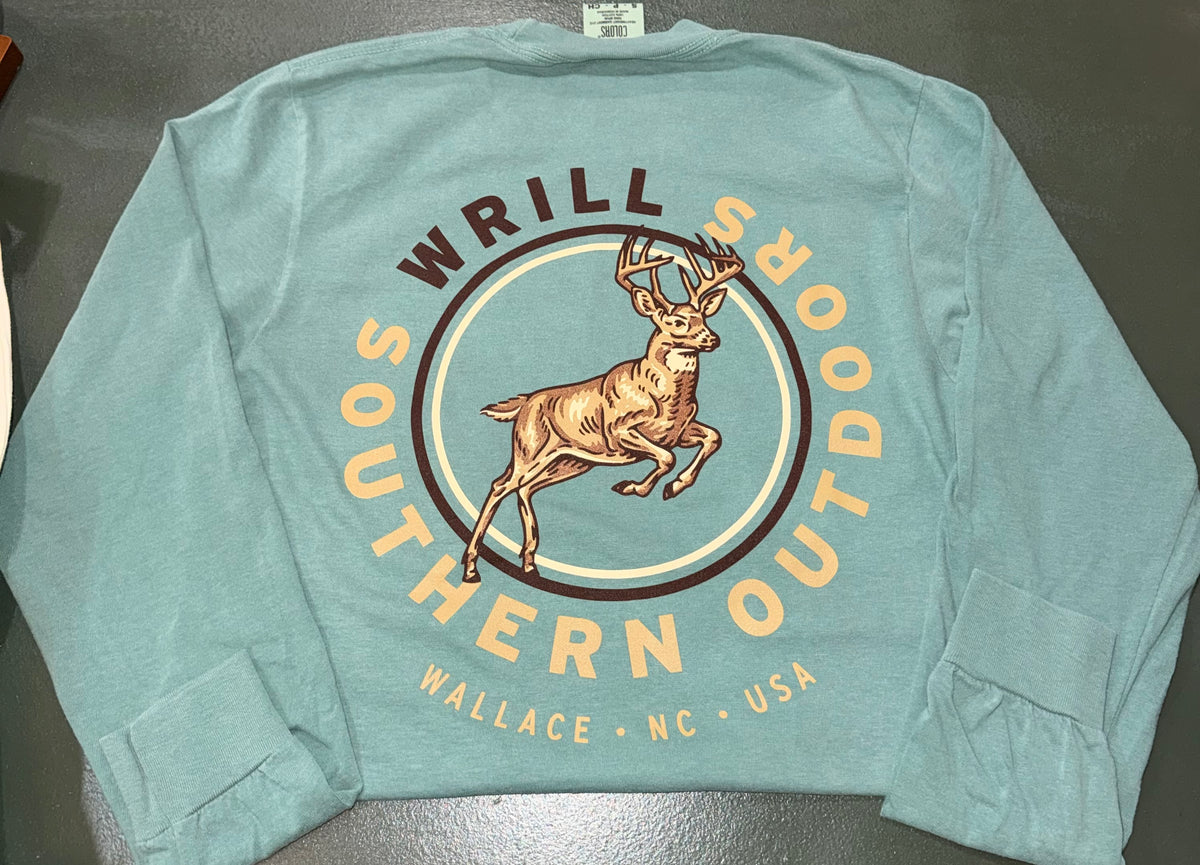 WRILL Deer Green L/S T-Shirt