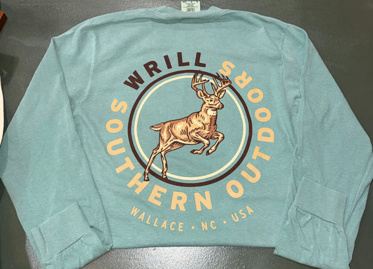 WRILL Deer Green L/S T-Shirt
