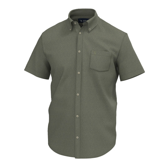 Local Boy Lowcountry Button Down - Olive Shoal