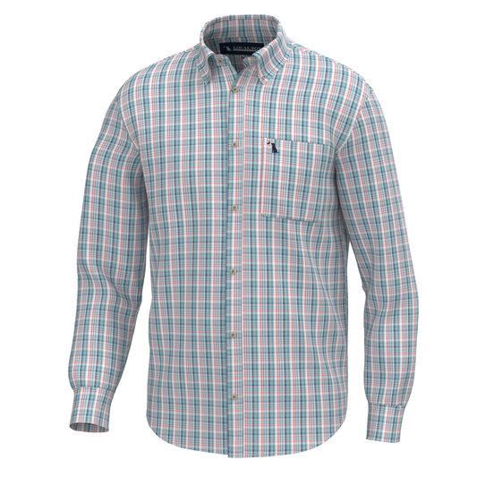 Local Boy Lee Dress Shirt Spearmint/Plum/Pink