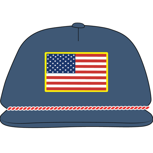 Local Boy Patriotic Patch LP Rope Hat