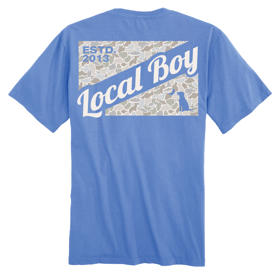 Local Boy YOUTH Camo Flag Saltwater SS Tee
