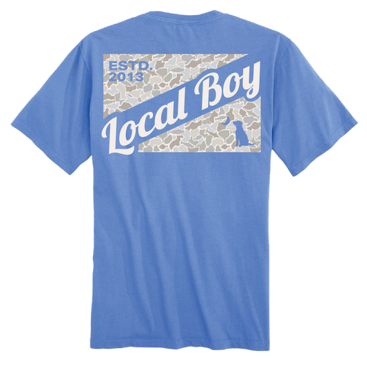 Local Boy YOUTH Camo Flag Saltwater SS Tee