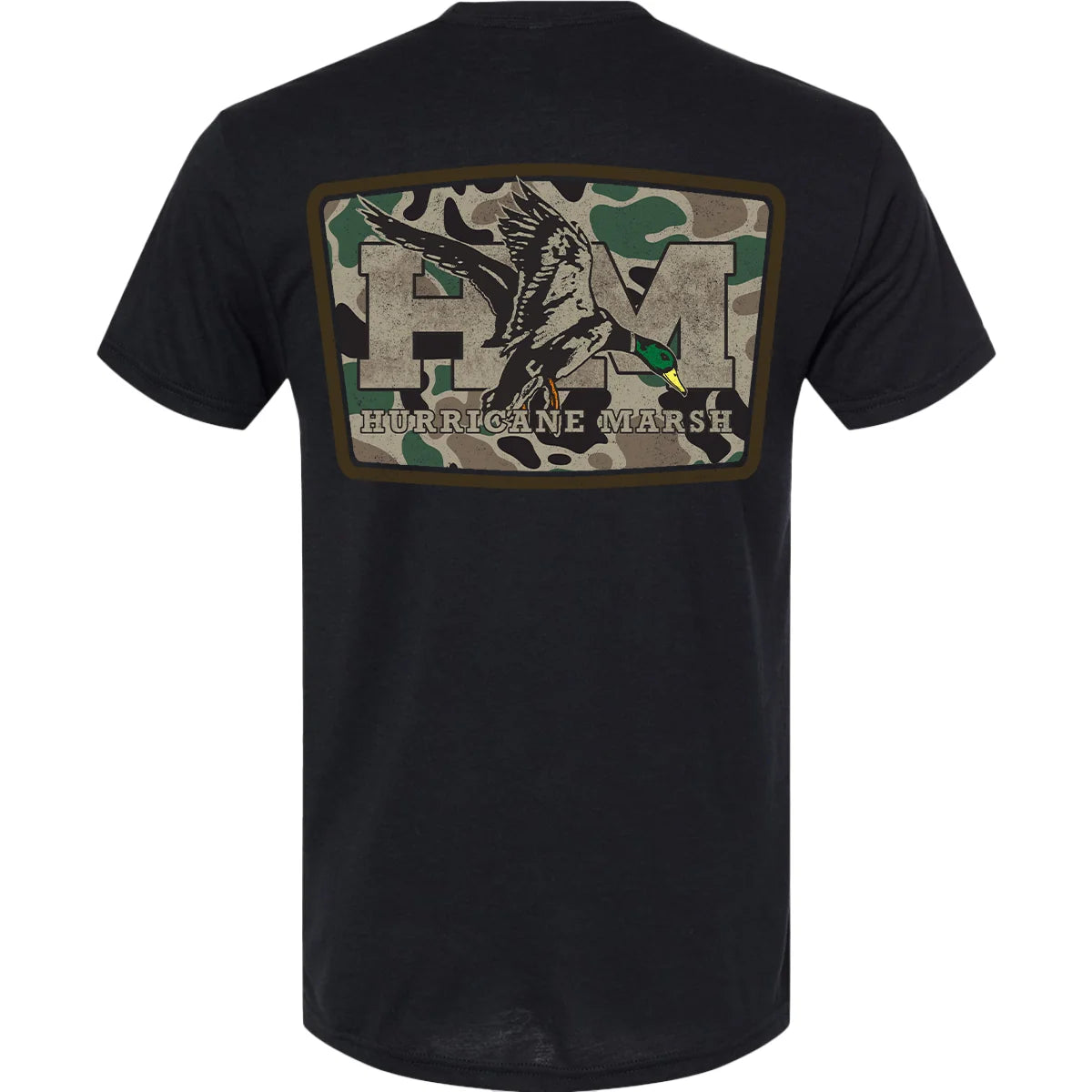 HM The Old School Greenhead Tee - Heather Black