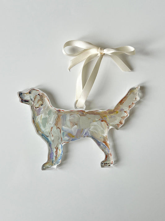 Chelsea McShane “Golden Retriever Light" ornament