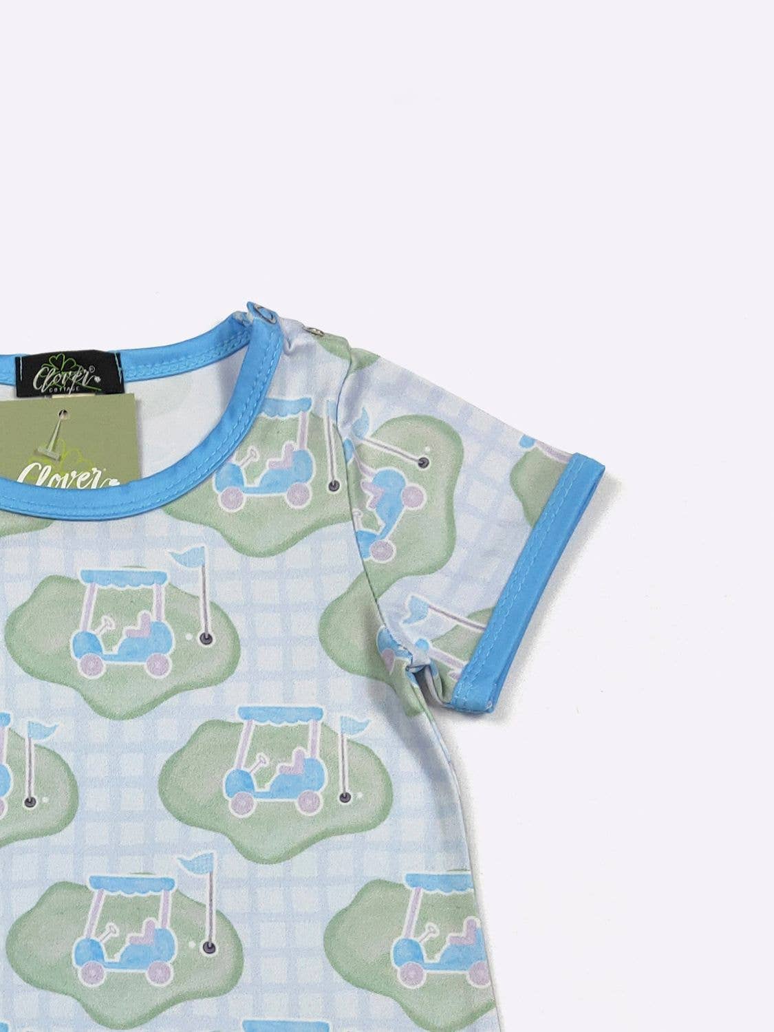 Golf Cart Boy Romper