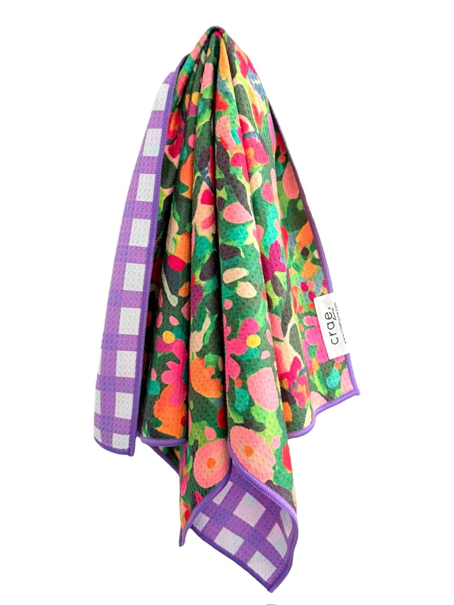 Crae Home Violet: Reversible Hand Towel