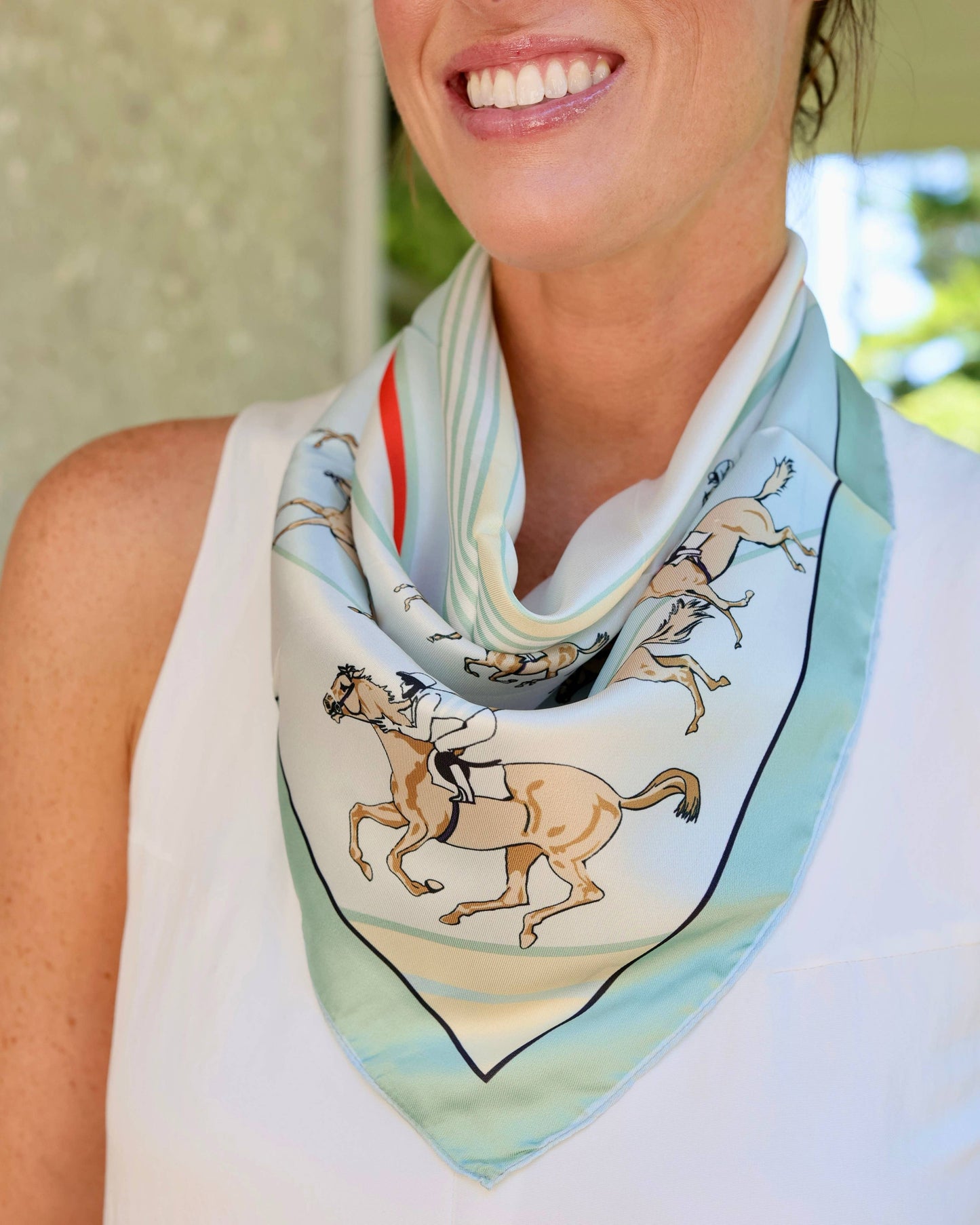 Off to the Races Scarf Mint