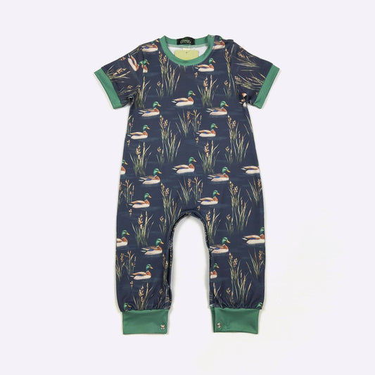 Duck Weed Boy Romper