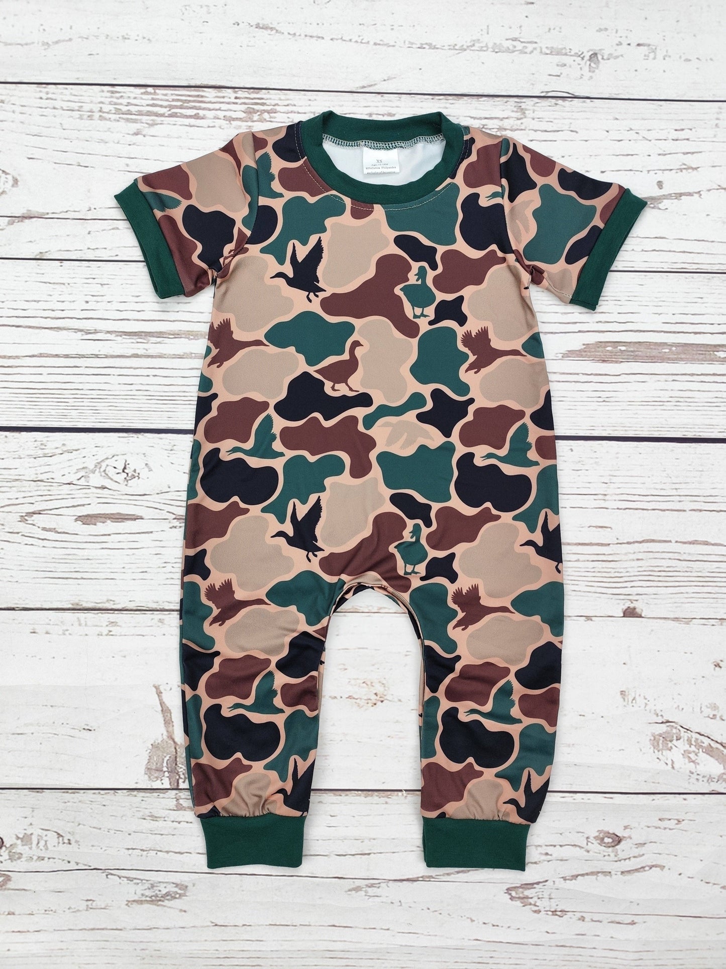 Camouflage Duck Hunt Pant Romper