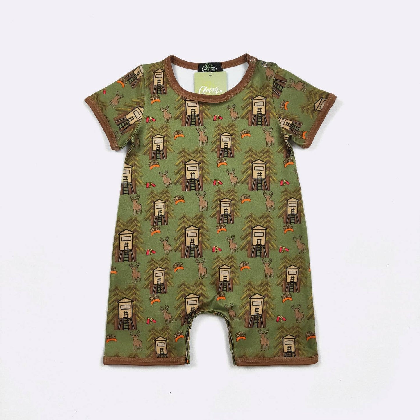 Tree Stand Boy Romper