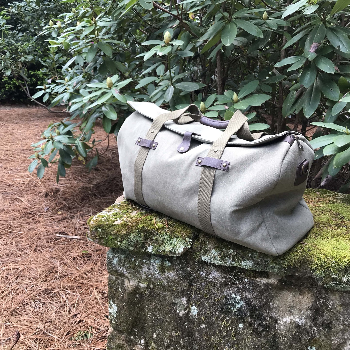 Canvas Duffle - Canvas Washed Green