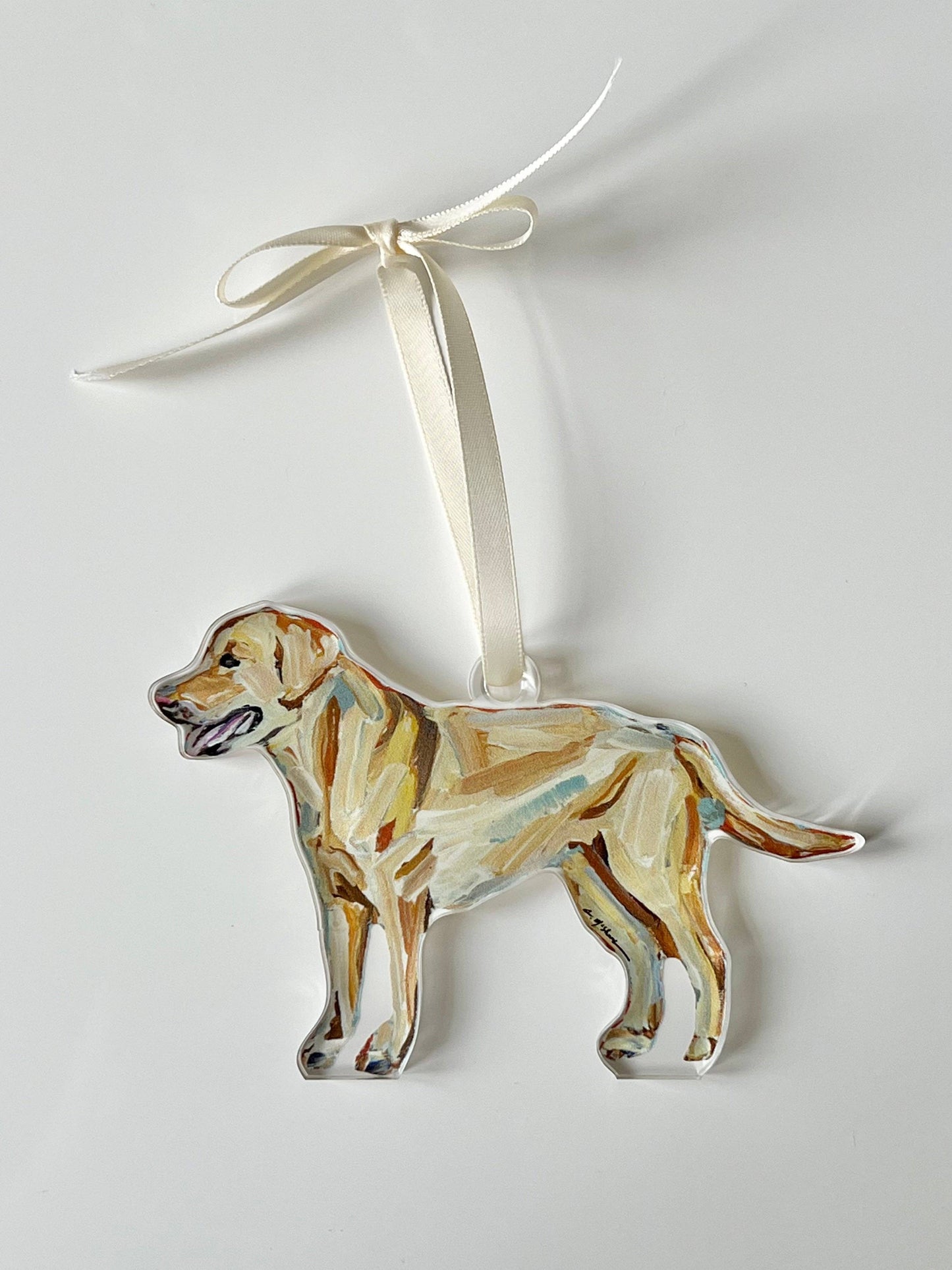 Chelsea McShane “Yellow Lab" ornament