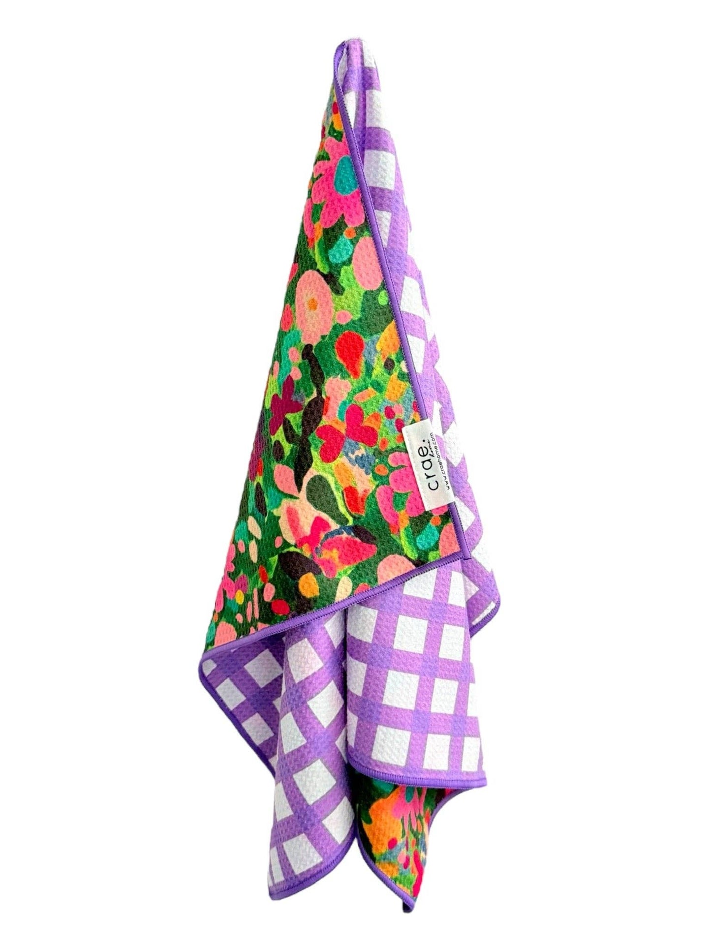 Crae Home Violet: Reversible Hand Towel