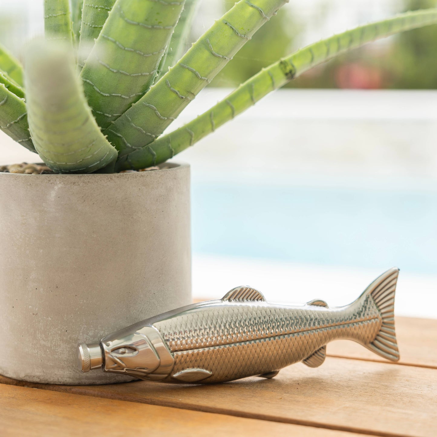 Stainless Steel Fish Travel Flask 4oz