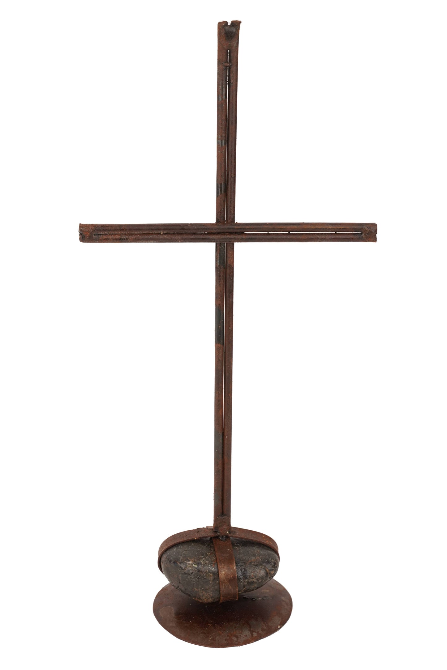 Rock Pedestal Cross Handmade-Beautiful 3 Sizes