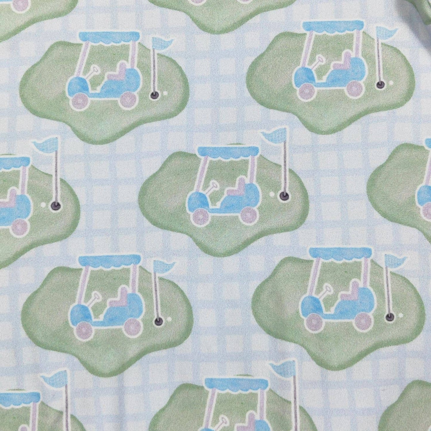 Golf Cart Boy Romper